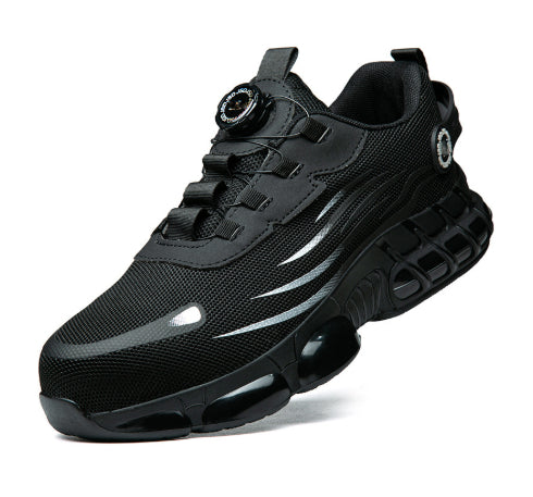 Anti-smash And Anti-puncture Safe Flyknit Work Shoes